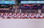 Pimai, Thailand - November  11: Unidentified Rowers  In Traditio Stock Photo