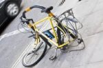 Heavily Damaged Bicycle Stock Photo