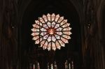 Rosebay Window At Durham Cathedral Stock Photo