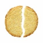 Broken Sesame Cookies Stock Photo