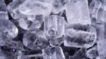 Ice Cubes Background Stock Photo