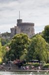 Windsor, Maidenhead & Windsor/uk - July 22 : View Of Windsor Cas Stock Photo