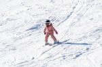 Deogyusan,korea - January 1: Skier Skiing On Deogyusan Ski Resort In Winter,south Korea On January 1, 2016 Stock Photo