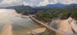 Aerial Panorama View Of Payam Island Ranong Andaman Sea Southern Of Thailand Important Natural Traveling Destination Stock Photo