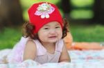 Little Asian Girl Stock Photo