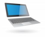 Laptop Computer Isolated Stock Photo