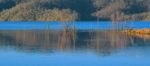 Lake Wivenhoe In Queensland During The Day Stock Photo