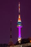 Seoul Tower,namsan Tower In Korea Stock Photo