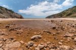 Isolated Beach Stock Photo