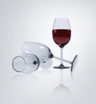 Wine In Glasses Stock Photo