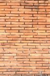 Old Orange Brick Wall Stock Photo