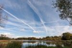 View Over Warnham Nature Reserve Stock Photo