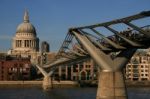 Millennium Bridge Stock Photo