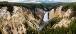 Lower Yellowstone Falls Stock Photo