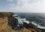 Rocks Formations On Alentejo Coastline Stock Photo