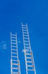 Ladders Stock Photo