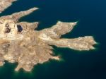 Aerial View Of Lake Mead Stock Photo