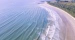 Greens Beach From Above, Located Near Launceston, Tasmania Stock Photo