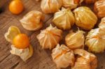 Cape Gooseberry Physalis Fruit Ground Cherry Organic Food Vegetable Stock Photo