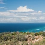 Pristine Beach On Moreton Island.  Stock Photo