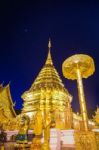 Wat Phra That Doi Suthep In Chiang Mai, Thailand Stock Photo