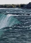 Isolated Photo Of An Amazing Niagara Waterfall Stock Photo