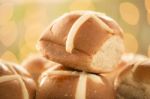 Hot Cross Buns Stock Photo