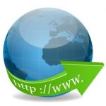 Http Around Globe Stock Photo