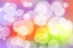 Colorful Bokeh Background (colorful Blurred Wallpaper) Stock Photo