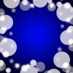 Blue Bokeh Background Stock Photo