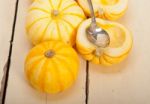 Fresh Yellow Pumpkin Stock Photo