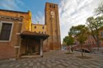 Venice Italy San Nicolo Dei Mendicoli Church Stock Photo