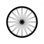 Bicycle Wheel Stock Photo