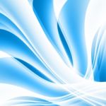 Blue Curved Background Stock Photo