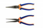 Pliers Two Color Handle Stock Photo