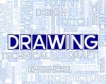 Drawing Words Shows Creativity Sketching And Design Stock Photo