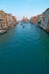 Venice Italy Grand Canal View Stock Photo