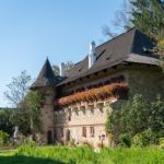 Moldovita, Moldovia/romania - September 18 : View Of The Exterio Stock Photo