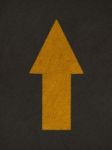 Grunge Arrow Signs Road Stock Photo