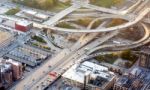 Interstate Freeway Interchange Stock Photo