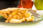 Fresh Homemade Apple Pie Stock Photo