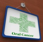 Oral Cancer Shows Malignant Growth And Attack Stock Photo