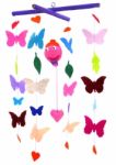 Butterflies And Balloon Stock Photo