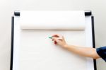 Flip Chart Stock Photo