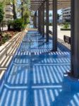 Marbella, Andalucia/spain - May 4 : Blue Pool At Avienda Del Mar Stock Photo