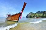 Long Tail Boat Stock Photo