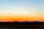 Sunset In Namibia Stock Photo