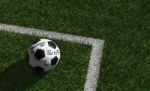 Handwriting On A Soccerball For Your Father Stock Photo