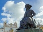 Lagos, Algarve/portugal - March 5 : Statue Of Henry The Navigato Stock Photo