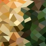 Bronze Yellow Abstract Low Polygon Background Stock Photo